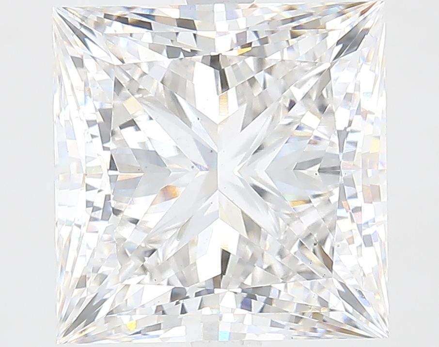 7.02 Carat F VS1 Princess Lab Grown Diamond IGI Certified