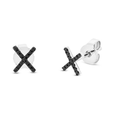 Black Diamond X Earrings E5192 Black Diamond X Earrings