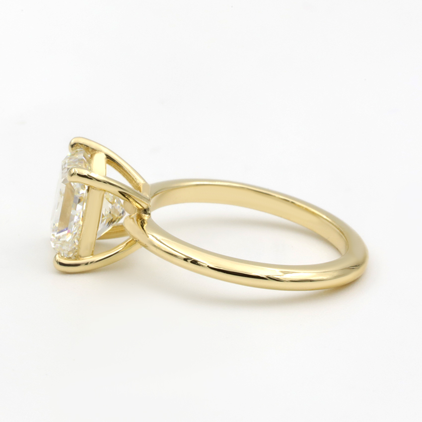 Basket Solitaire Setting 1.7mm in 14K White Gold