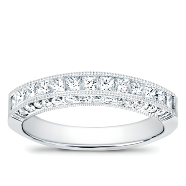 Pave And Channel Set Wedding Band Adiamor R2810 Pave And Channel Set Wedding Band