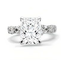 East West Oval Lab Diamond Ring Setting | RLG3191