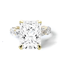 East West Oval Lab Diamond Ring Setting | RLG3191
